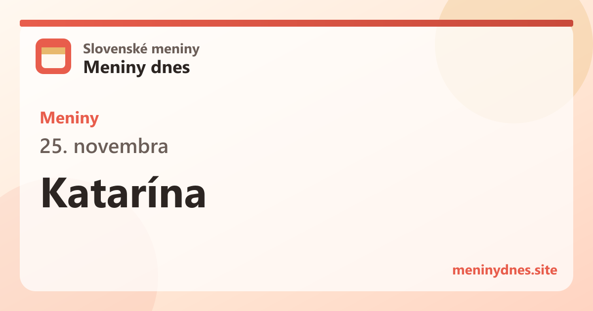 Meniny 25. novembra: Katarína